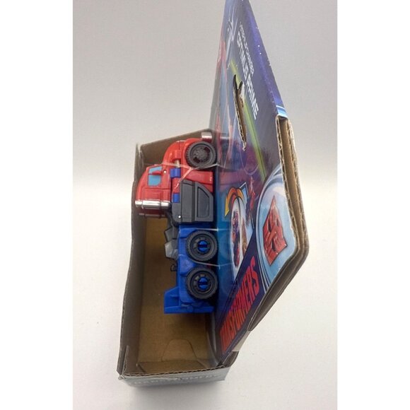 Transformers Earthspark Optimus Prime 1-Step Flip Changer Action Hasbro - Picture 2 of 5